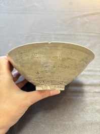 A group of 12 Chinese celadon-glazed bowls with incised floral design from the Jepara shipwreck, Fujian kilns, Song