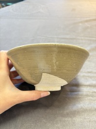 A group of 12 Chinese celadon-glazed bowls with incised floral design from the Jepara shipwreck, Fujian kilns, Song