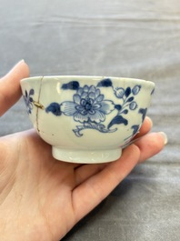 22 Chinese blue, white and famille rose wares, Kangxi and Qianlong
