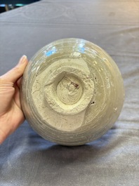 A group of 12 Chinese celadon-glazed bowls with incised floral design from the Jepara shipwreck, Fujian kilns, Song