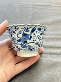 22 Chinese blue, white and famille rose wares, Kangxi and Qianlong