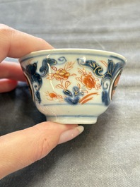 22 Chinese blue, white and famille rose wares, Kangxi and Qianlong