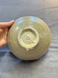 A group of 12 Chinese celadon-glazed bowls with incised floral design from the Jepara shipwreck, Fujian kilns, Song