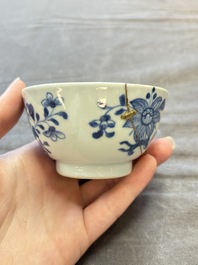 22 Chinese blue, white and famille rose wares, Kangxi and Qianlong