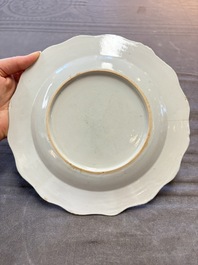 22 Chinese blue, white and famille rose wares, Kangxi and Qianlong