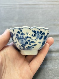 A collection of 31 Chinese blue and white tea wares, Wanli and Chenghua marks, Kangxi