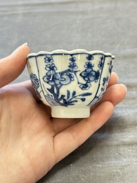 A collection of 31 Chinese blue and white tea wares, Wanli and Chenghua marks, Kangxi