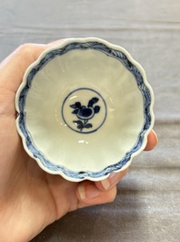 A collection of 31 Chinese blue and white tea wares, Wanli and Chenghua marks, Kangxi