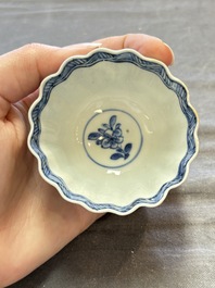 A collection of 31 Chinese blue and white tea wares, Wanli and Chenghua marks, Kangxi