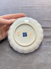 A collection of 31 Chinese blue and white tea wares, Wanli and Chenghua marks, Kangxi