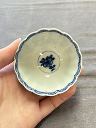 A collection of 31 Chinese blue and white tea wares, Wanli and Chenghua marks, Kangxi