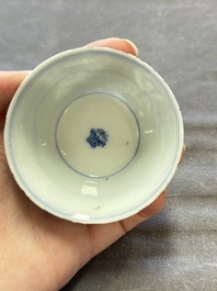 A collection of 31 Chinese blue and white tea wares, Wanli and Chenghua marks, Kangxi