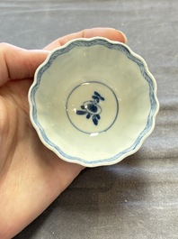 A collection of 31 Chinese blue and white tea wares, Wanli and Chenghua marks, Kangxi