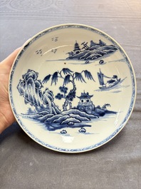 A collection of 31 Chinese blue and white tea wares, Wanli and Chenghua marks, Kangxi