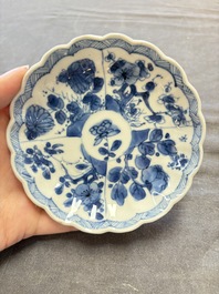 A collection of 31 Chinese blue and white tea wares, Wanli and Chenghua marks, Kangxi