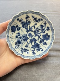 A collection of 31 Chinese blue and white tea wares, Wanli and Chenghua marks, Kangxi