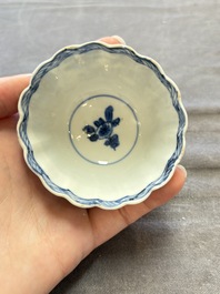 A collection of 31 Chinese blue and white tea wares, Wanli and Chenghua marks, Kangxi