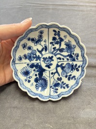 A collection of 31 Chinese blue and white tea wares, Wanli and Chenghua marks, Kangxi