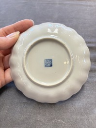 A collection of 31 Chinese blue and white tea wares, Wanli and Chenghua marks, Kangxi
