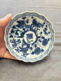 A collection of 31 Chinese blue and white tea wares, Wanli and Chenghua marks, Kangxi