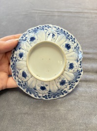 A collection of 31 Chinese blue and white tea wares, Wanli and Chenghua marks, Kangxi