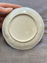 A large collection of 25 sets of Chinese blue, white and Imari-style cups and saucers, Kangxi/Qianlong