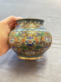 Five various Chinese cloisonn&eacute; wares, 19th C.