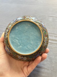 Five various Chinese cloisonn&eacute; wares, 19th C.