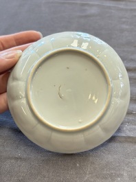 A large collection of 25 sets of Chinese blue, white and Imari-style cups and saucers, Kangxi/Qianlong