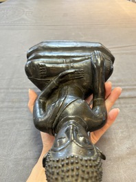 A Burmese bronze Buddha, 17/18th C.