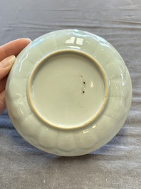 A large collection of 25 sets of Chinese blue, white and Imari-style cups and saucers, Kangxi/Qianlong