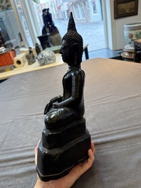 A Burmese bronze Buddha, 17/18th C.