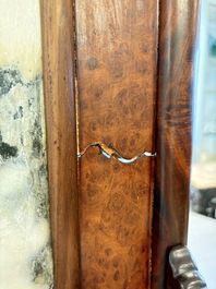 A Chinese 'dream stone' and hongmu table screen, 19/20th C.