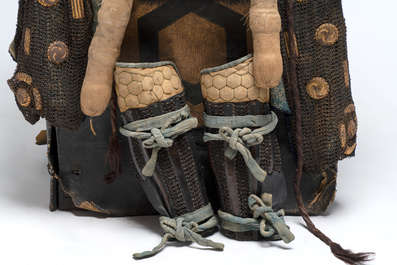 An impressive Japanese samurai armor, the helmet signed Saotome Iyenari 早乙女家成, Edo, 17/18th C.