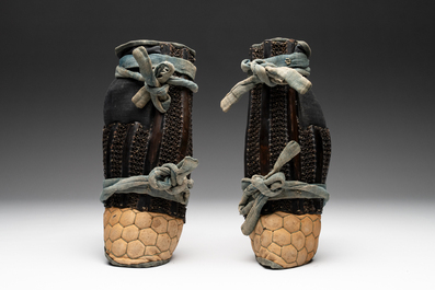 An impressive Japanese samurai armor, the helmet signed Saotome Iyenari 早乙女家成, Edo, 17/18th C.