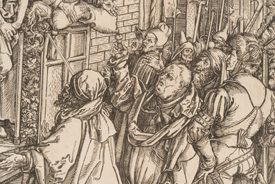 After Albrecht D&uuml;rer (Germany, 1471-1528): 'The Presentation', woodcut on paper, 19th C. or earlier