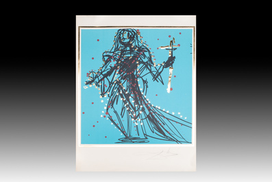 Salvador Dal&iacute; (1904-1989): three works of 'The Twelve Apostles' series, lithographs with metallic gold on Arches paper, signed in pencil