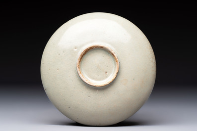 A Chinese green 'Jun' plate, Jin