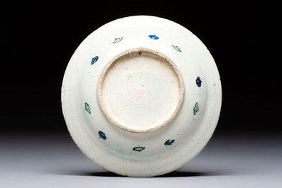 An Iznik pottery dish with floral design, Turkey, ca. 1630