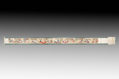Murasaki Shuku 村崎宿久: 'Shunga - Mirror of the Four Seasons', Edo, 19th C.