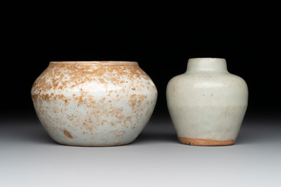 Six Chinese monochrome ding-type wares, Song/Yuan