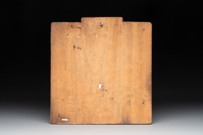 11 Chinese gilt-lacquered carved wooden panels with narrative design, 19th C.