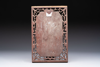 11 Chinese gilt-lacquered carved wooden panels with narrative design, 19th C.