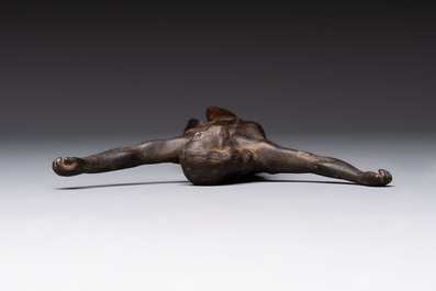 A bronze Corpus Christi, France or Spain, 16/17th C.