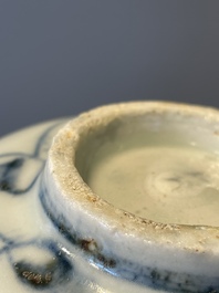 A collection of ten Chinese blue and white bowls, Ming