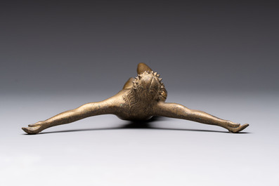 A brass Corpus Christi, Italy, 16/17th C.
