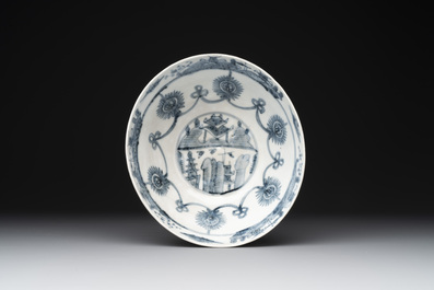 A collection of ten Chinese blue and white bowls, Ming