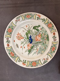 A varied collection of 15 Chinese famille rose and verte wares, 19/20th C.