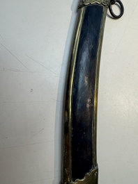 A French artillery officer&rsquo;s sabre &lsquo;&agrave; la hongroise&rsquo; with beaded guard or 'garde perl&eacute;e', 1st Empire, 19th C.