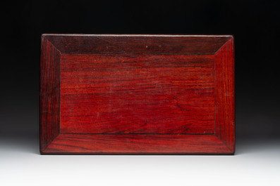 Three Chinese hongmu stands, 19/20th C.